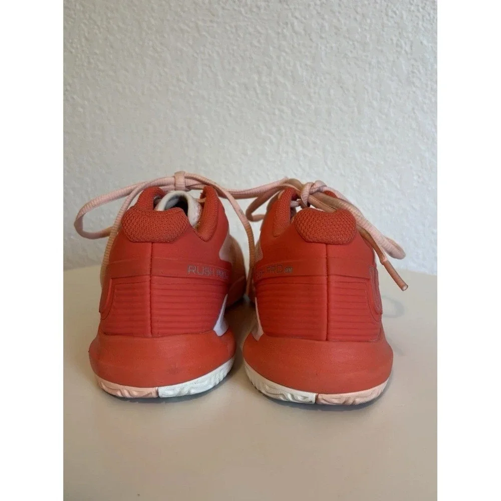 Women's WILSON Rush Pro 3.5 Tennis Shoes Sneakers WRS327320 Size 6.5 PEACH CORAL - Picture 9 of 9